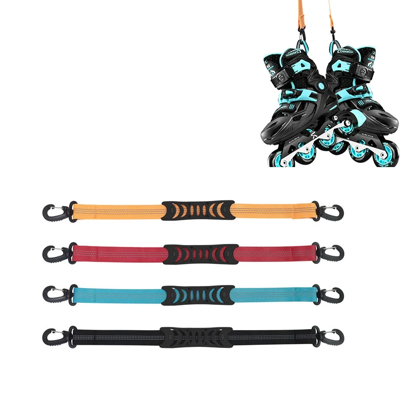 Roller Skate Inline - สายรัดรองเท้าสเก็ตแบบพกพา สายรัดรองเท้าสเก็ตน้ำแข็ง อุปกรณ์เสริมสำหรับเล่นสกีในฤดูหนาว ที่ยกรองเท้าสเก็ต สายรัดรองเท้าสกี 1
