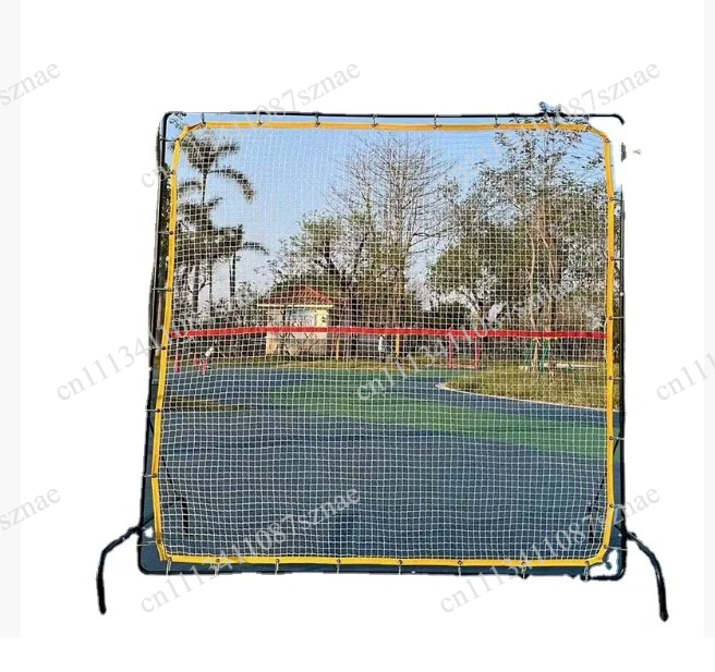 Sports Equipment You Hit - ตาข่ายรีบาวด์แบบปรับได้ ขนาด 2x2 เมตร น้ำหนักเบา สำหรับฝึกซ้อมเทนนิสและวอลเลย์บอลกลางแจ้ง