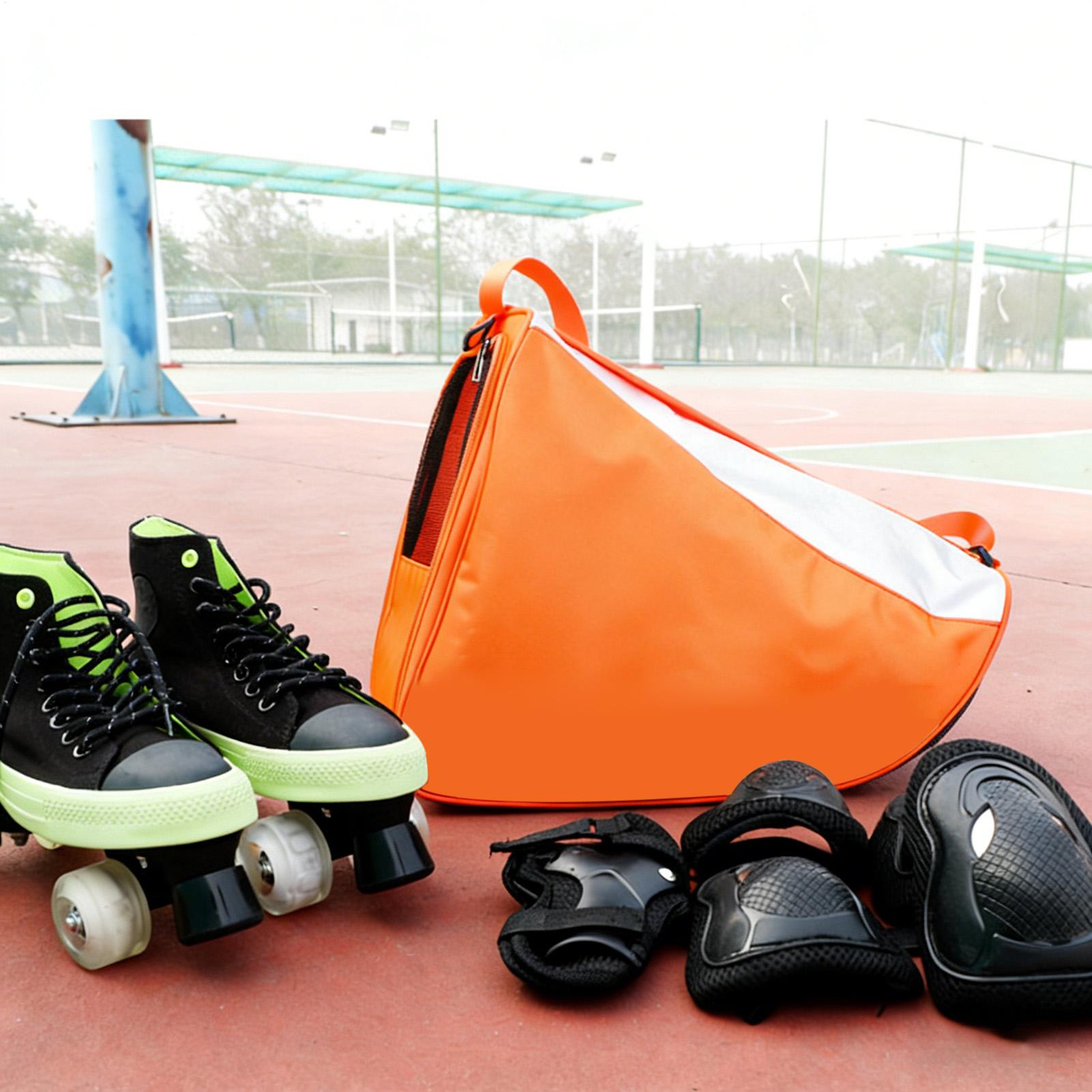 Sports Equipment Kids - กระเป๋าใส่โรลเลอร์สเก็ต อุปกรณ์กีฬา กระเป๋าเป้สะพายหลังความจุขนาดใหญ่ กระเป๋าใส่สเก็ตสำหรับผู้ใหญ่ เด็ก ผู้เริ่มต้น