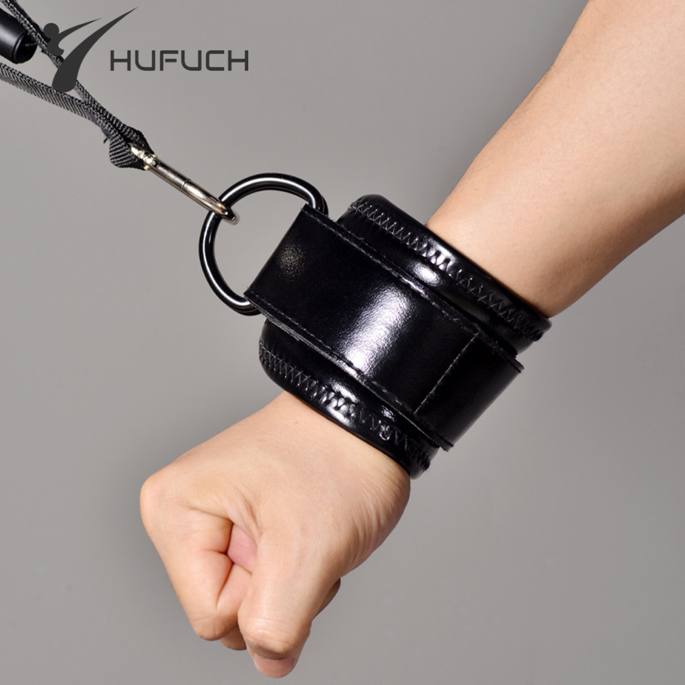 Sports Equipment Pictures - สายรัดข้อมือสําหรับResistance Bandออกกําลังกายฟิตเนสสายรัดข้อเท้าเท้าCuffsสายเครื่องGymอุปกรณ์ฟิตเนสหน้าแรก