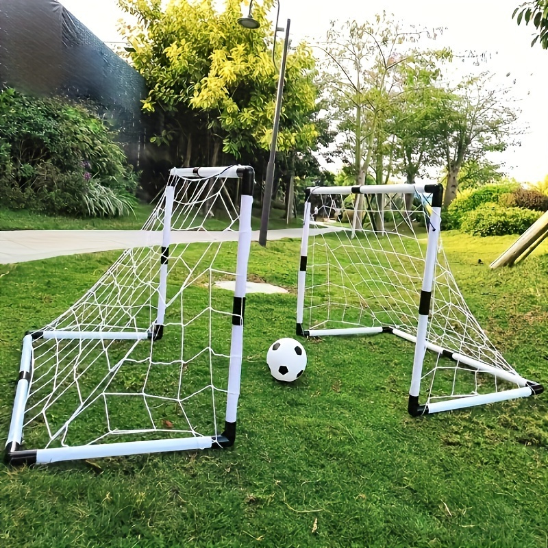Sports Equipment Football - ชุดประตูฟุตบอลพับได้ 1 ชุด วัสดุ PP แบบพกพา