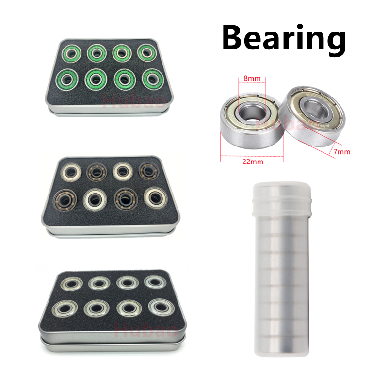 Roller Skate Inline - แบริ่ง 10/16 ชิ้นกันน้ําเงียบแบริ่งเซรามิค 8x22x7 มิลลิเมตร ABEC-9