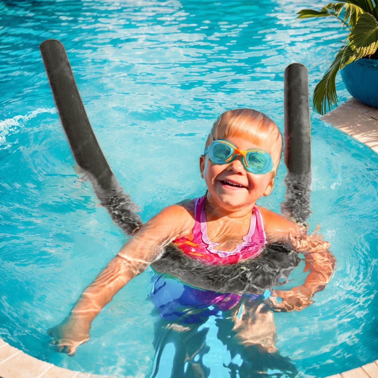 Foam Pool Noodle - ก๋วยเตี๋ยวว่ายน้ําโฟมลอยว่ายน้ําก๋วยเตี๋ยวสระว่ายน้ําของเล่นอุปกรณ์การฝึกอบรมกีฬาทางน้ําการออกกําลังกาย Aid แท่งลอยตัวสําหรับเด็กผู้ใหญ่