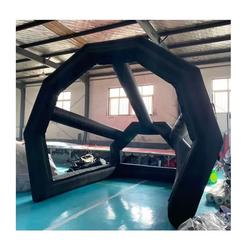 Sports Equipment You Hit - ตาข่ายฝึกซ้อมกอล์ฟกลางแจ้งขนาด 15 ฟุต สำหรับสนามหลังบ้าน ใช้สำหรับฝึกซ้อมการตีลูก การชิป