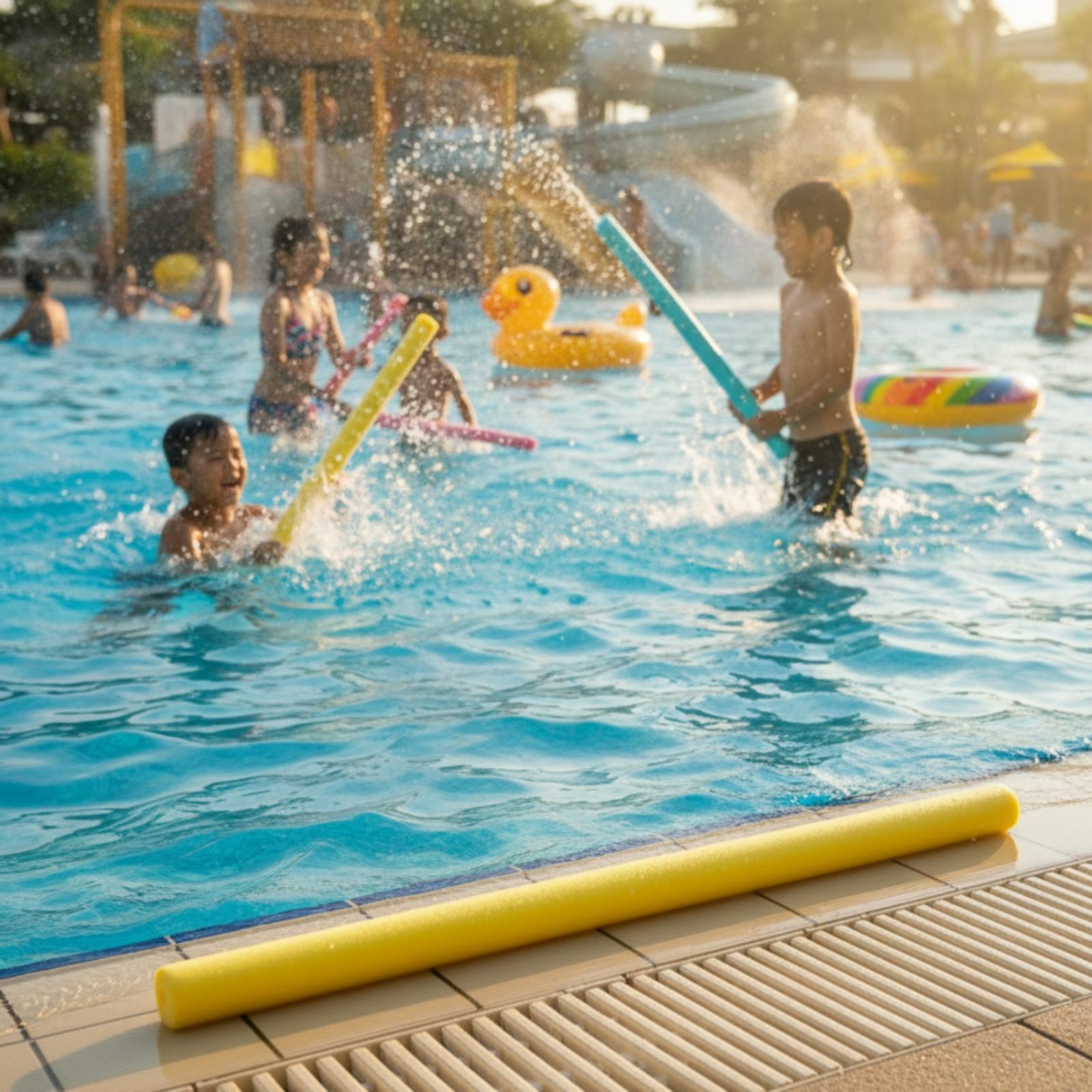 แท่งโฟมทรงกระบอกสำหรับฝึกว่ายน - Foam Pool Noodle บทวิจารณ์และราคา