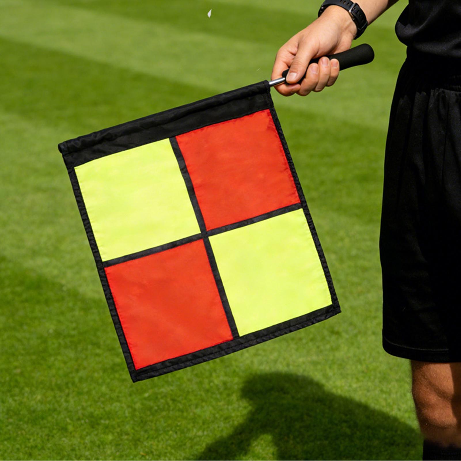 ธงกรรมการฟุตบอลแบบ 2 ชิ้น อุปก - Sports Equipment Football บทวิจารณ์และราคา