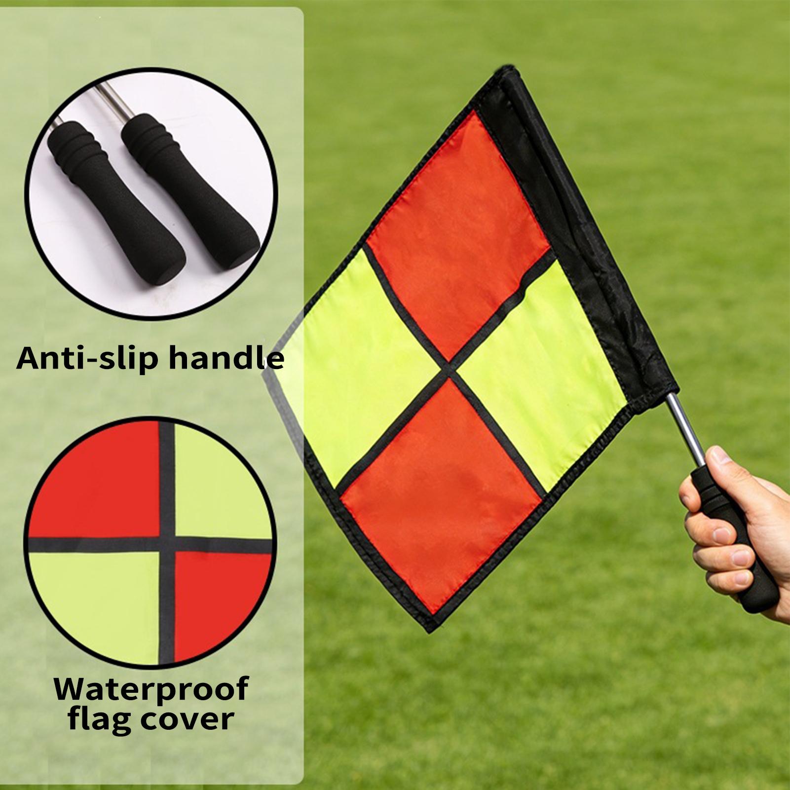 ธงกรรมการฟุตบอลแบบ 2 ชิ้น อุปก - Sports Equipment Football บทวิจารณ์และราคา