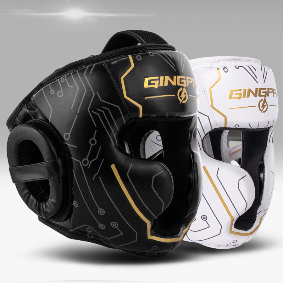 Full-covered PU มวยหมวกกันน็อก - Sports Equipment Kids บทวิจารณ์และราคา