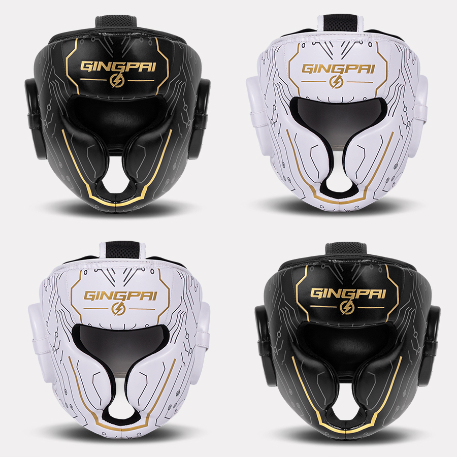 Full-covered PU มวยหมวกกันน็อก - Sports Equipment Kids บทวิจารณ์และราคา