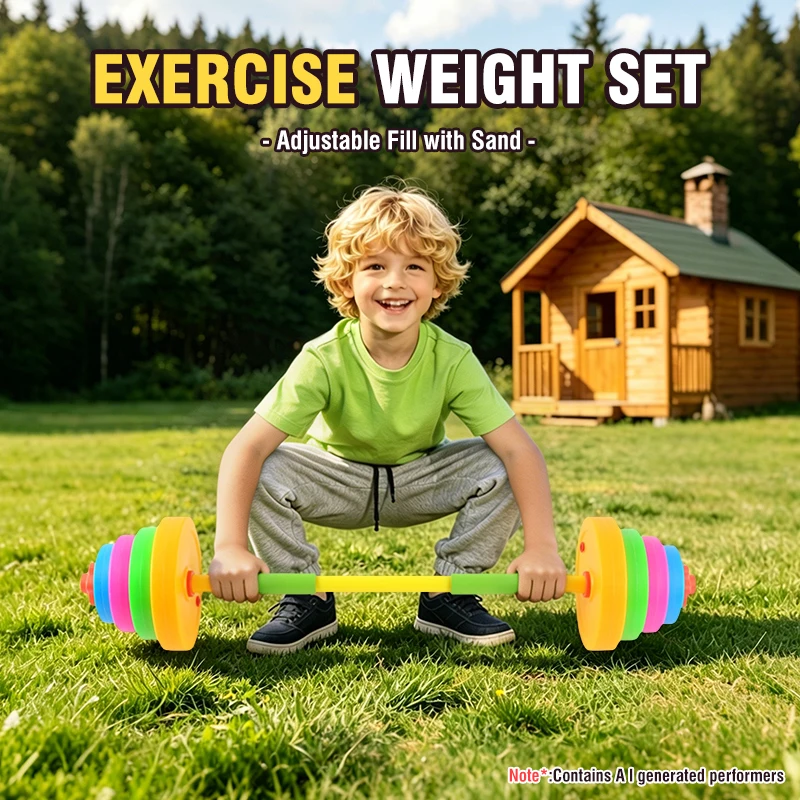 ชุดดัมเบลบาร์เบลสำหรับเด็กแบบป - Sports Equipment Pictures บทวิจารณ์และราคา