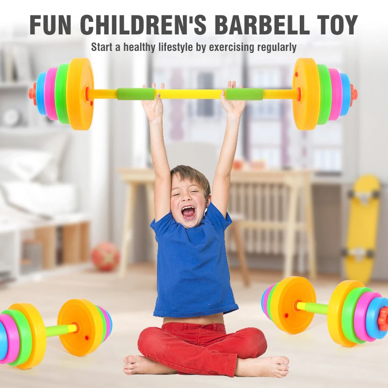ชุดดัมเบลบาร์เบลสำหรับเด็กแบบป - Sports Equipment Pictures บทวิจารณ์และราคา
