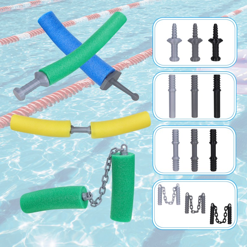ลอยตัวกลางแจ้งสระว่ายน้ําก๋วยเ - Foam Pool Noodle บทวิจารณ์และราคา