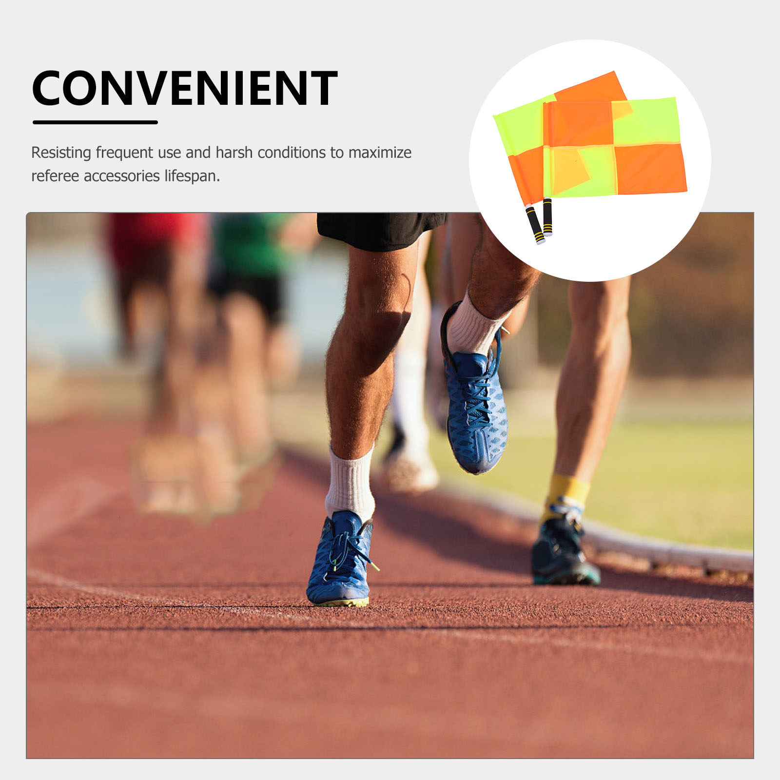 ธงกรรมการฟุตบอล 2 ชิ้น ด้ามจับ - Sports Equipment Football บทวิจารณ์และราคา